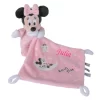 Disney Minnie La Souris Peluche Avec Doudou Luminescent Rose 25 Cm