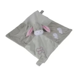 Disney Bourriquet Floppy Doudou Plat Gris Fleur