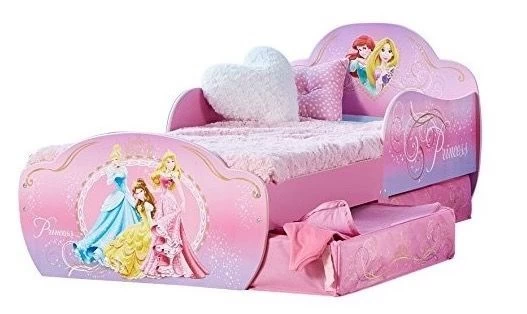 Lit Avec Tiroirs De Rangement Disney Princesses 70x140 Cm