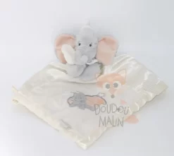 Disney - Maxi Doudou Dumbo L'éléphant - Jaune Beige 40 Cm