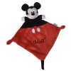 Disney - Mickey La Souris - Doudou Plat Rouge Noir 25 Cm