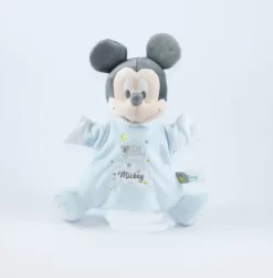 Disney Mickey La Souris Marionnette Bleu Blanc Mouton