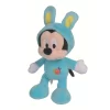 Disney Mickey La Souris Mini Peluche Pâques Lapin Bleu 20 Cm