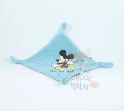 Disney Mickey La Souris Doudou Plat Bleu
