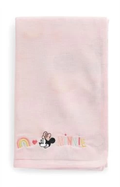 Disney - Minnie La Souris - Couverture Rose 100 X 60 Cm