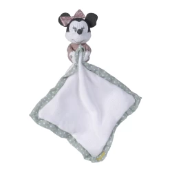 Disney - Minnie La Souris - Doudou Tricot Blanc Gris 30 Cm