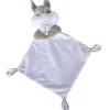 Disney - Panpan Le Lapin - Doudou Plat Gris Blanc Pois 25 Cm