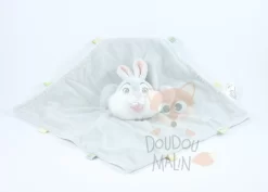 Disney Panpan Doudou Plat Carré Gris