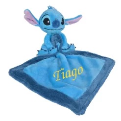 Disney Doudou Stitch + Mouchoir Bleu 40 Cm