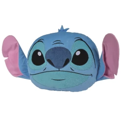 Disney Stitch Grand Coussin Tête Bleu 50 Cm
