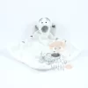 Disney Tigrou Doudou Plat Blanc Noir Gris