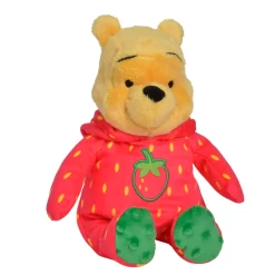 Disney Winnie L'ourson Peluche Fraise Rouge 30 Cm